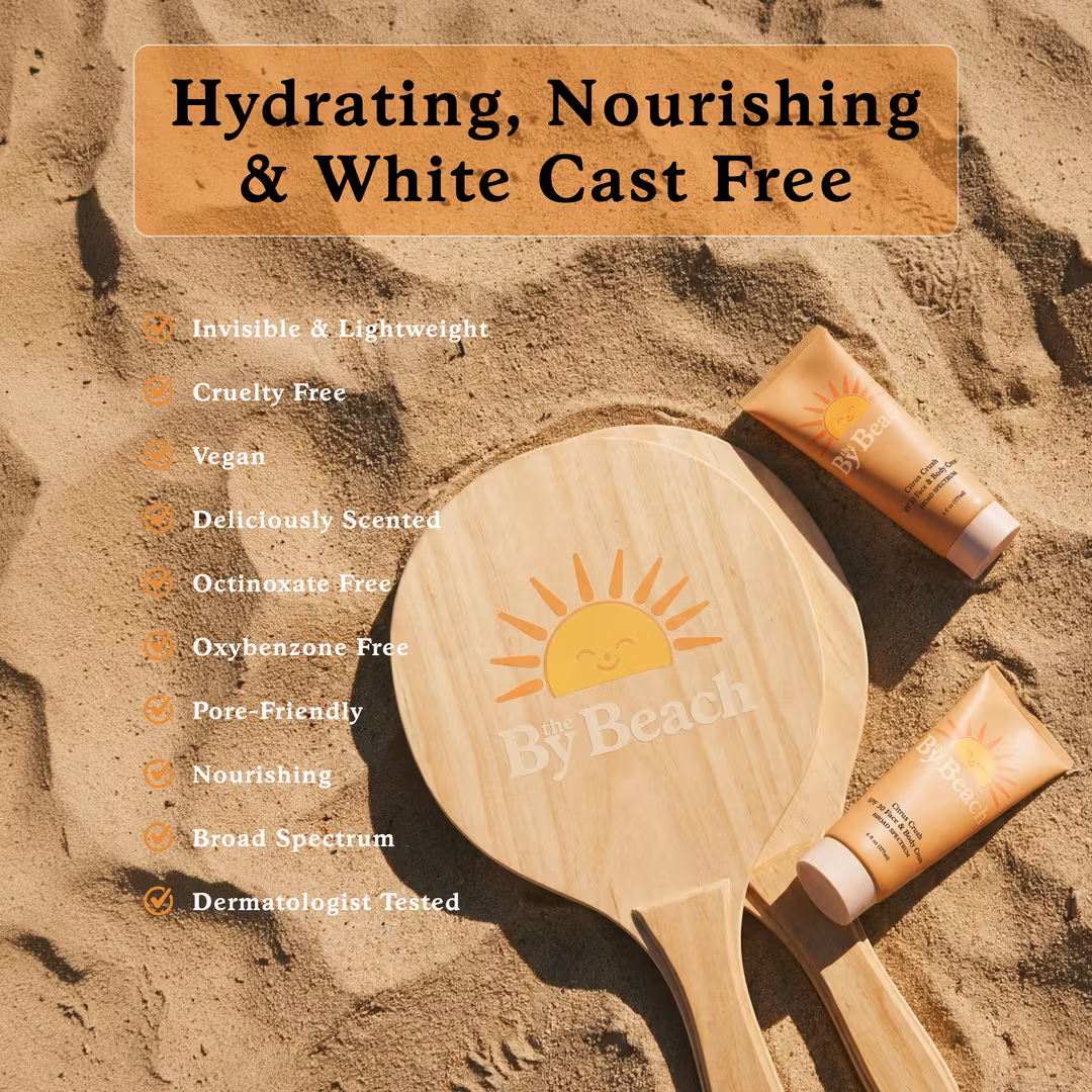By the Beach  Citrus Crush SPF30 Daily Face & Body Cream