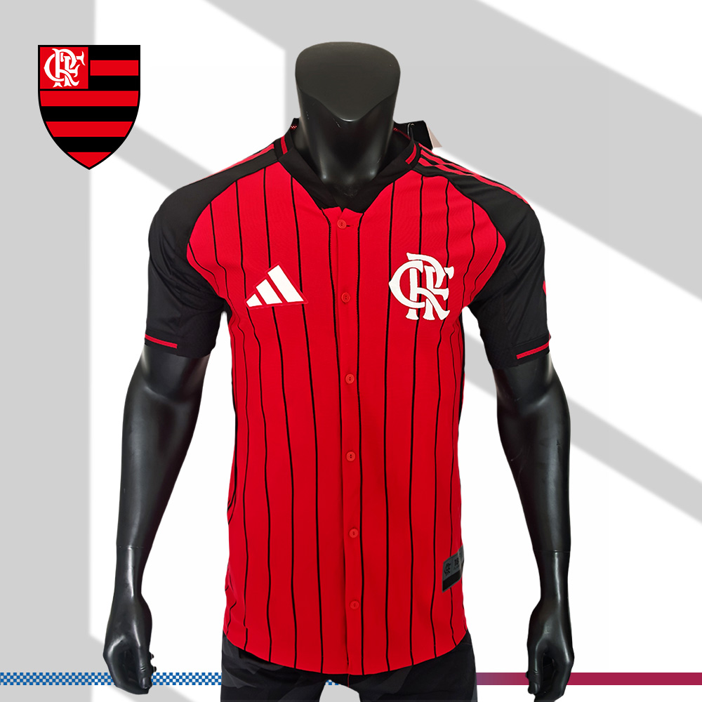2025/2026 Flamengo Baseball style football shirt Football Shirt (Fans)