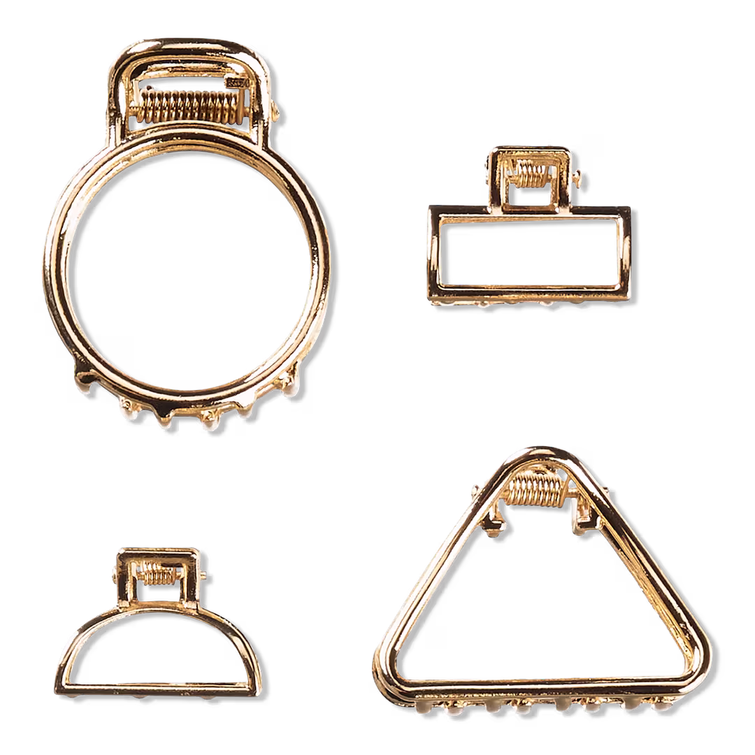 Conair Accessories  Mixed-Shape Metal Claw Clips