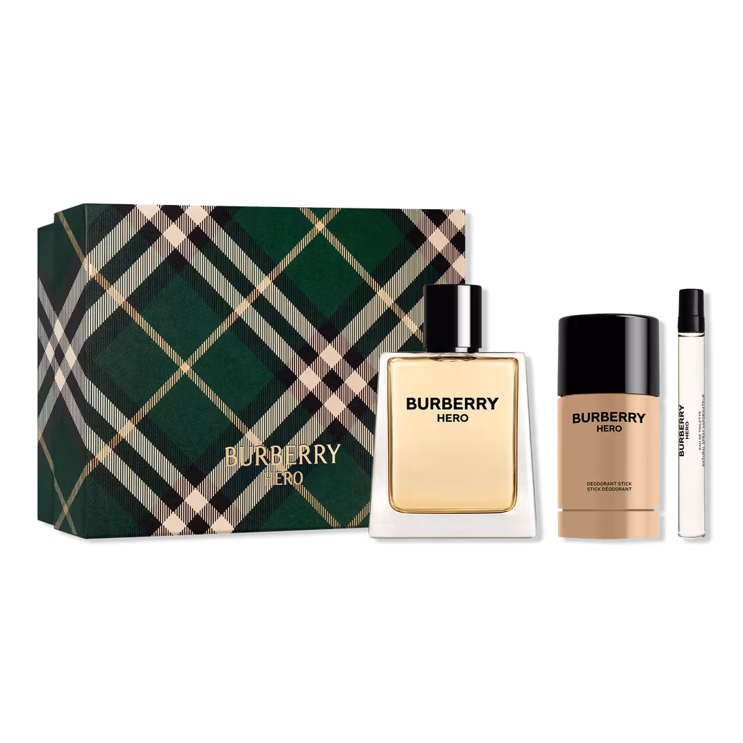 Burberry  Hero Eau de Toilette and Deodorant 3-Piece Cologne Gift Set