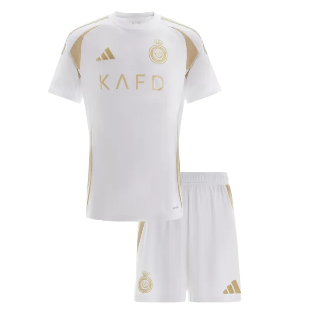 Kid's Al Nassr Third Away Soccer Jersey Kit 2024/25