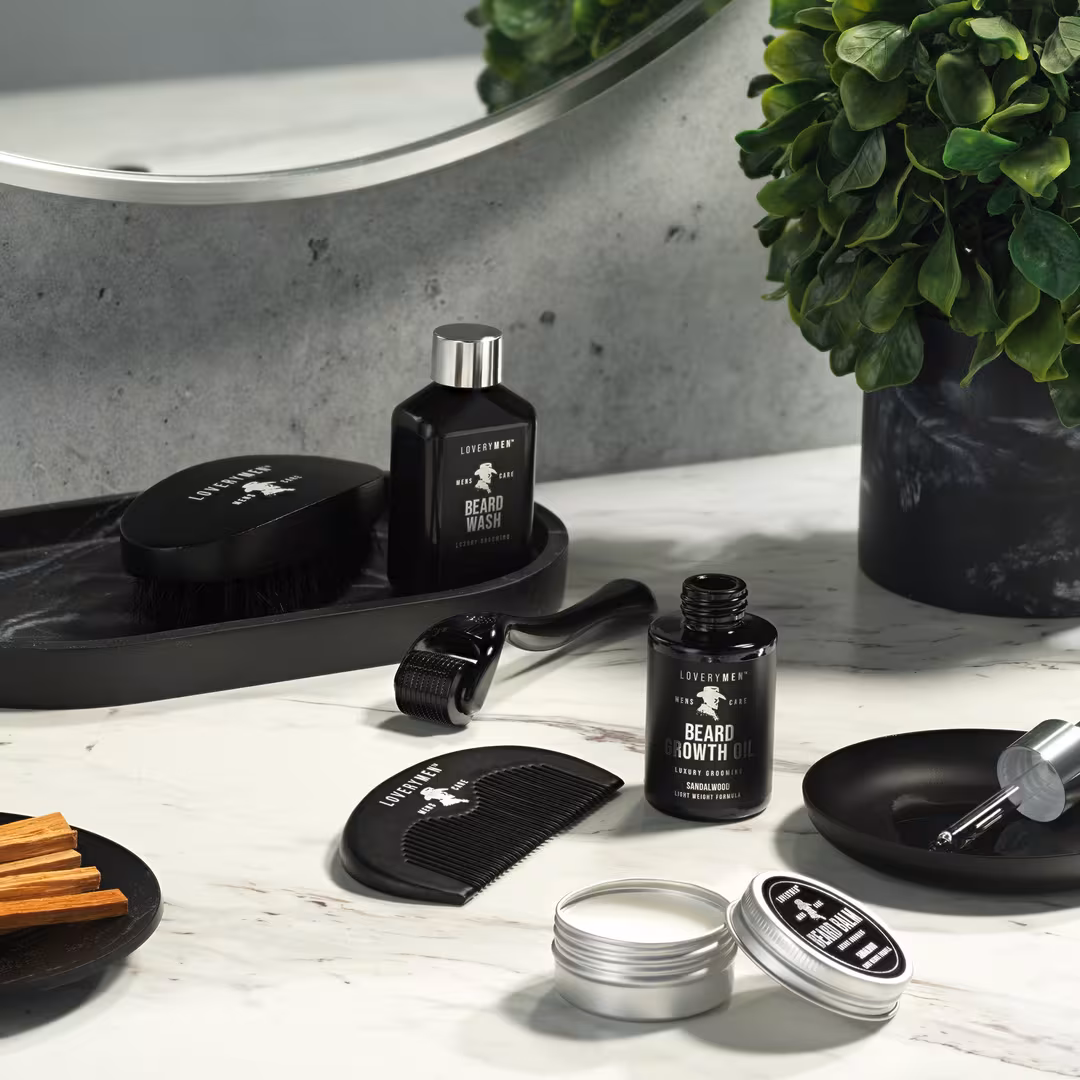 Lovery  Sandalwood Mens Grooming Gift Set