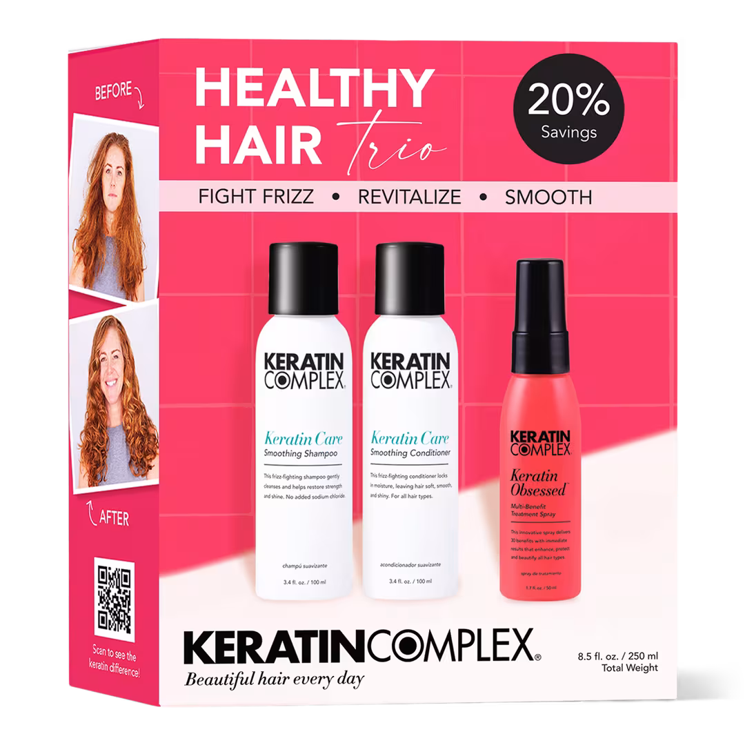 Keratin Complex  Frizz-Fighting Healthy Hair Trio Kit
