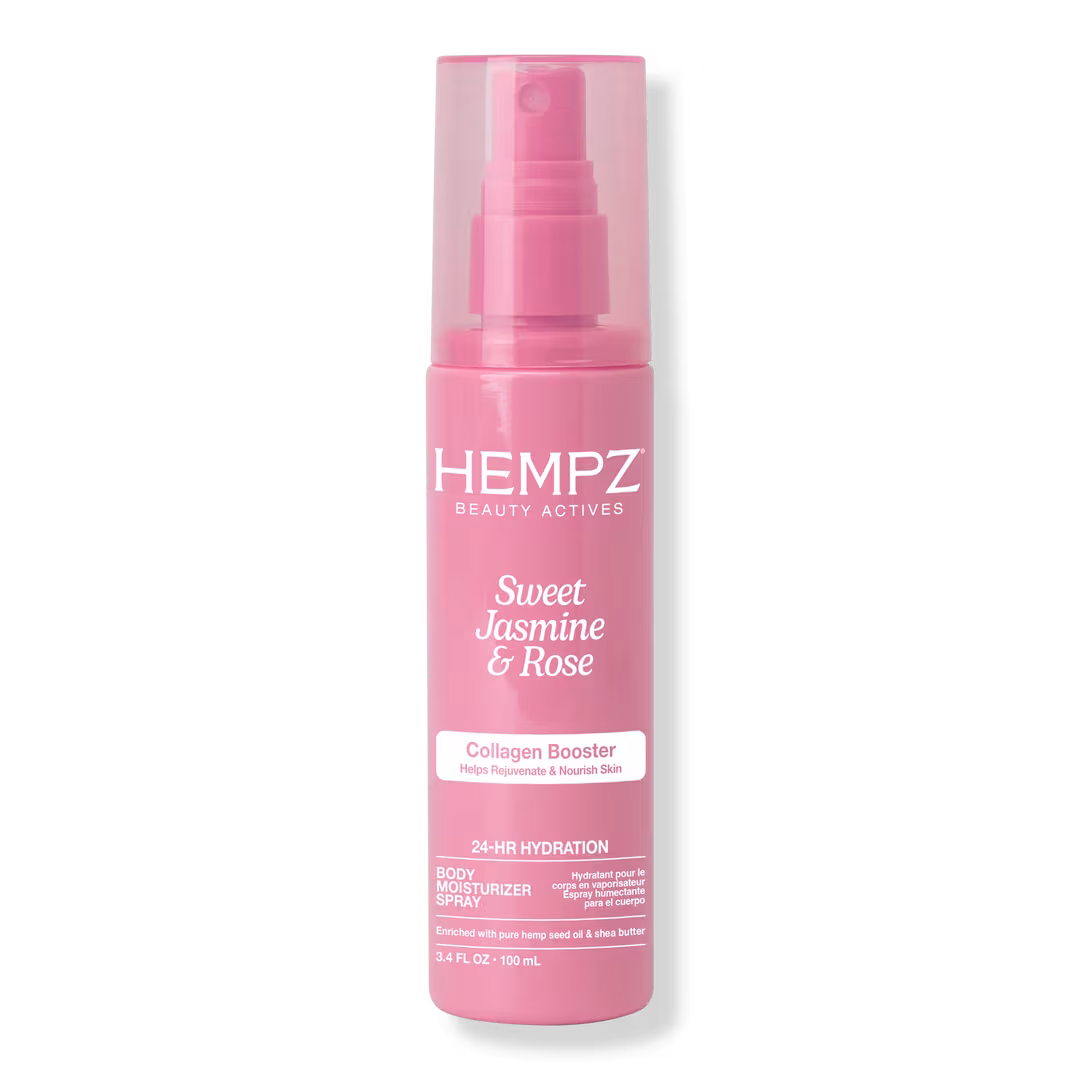 Hempz  Sweet Jasmine & Rose Body Moisturizer Spray with Collagen Booster