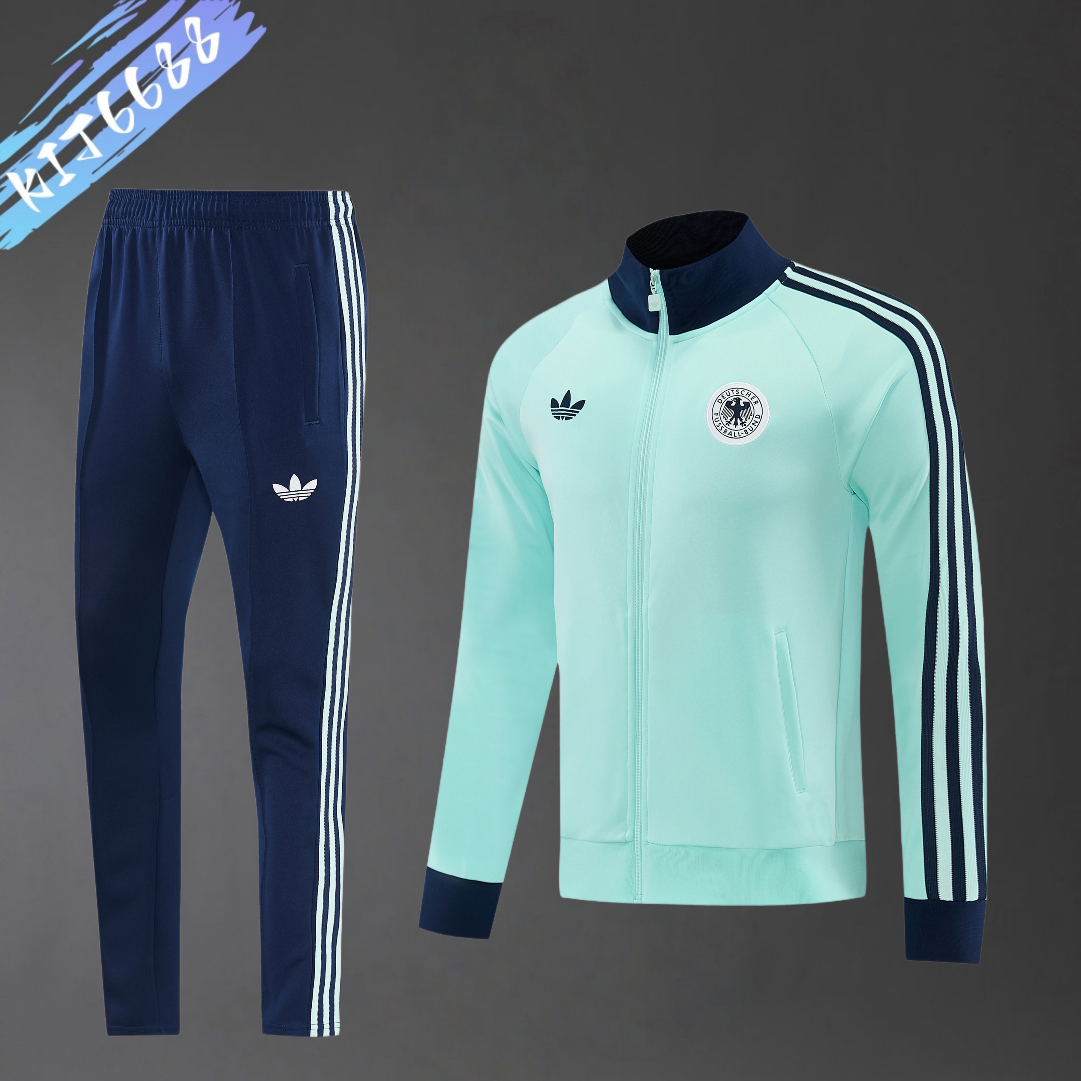 2026/2027 Germany Full Zipper Training Suit (Adult Set)