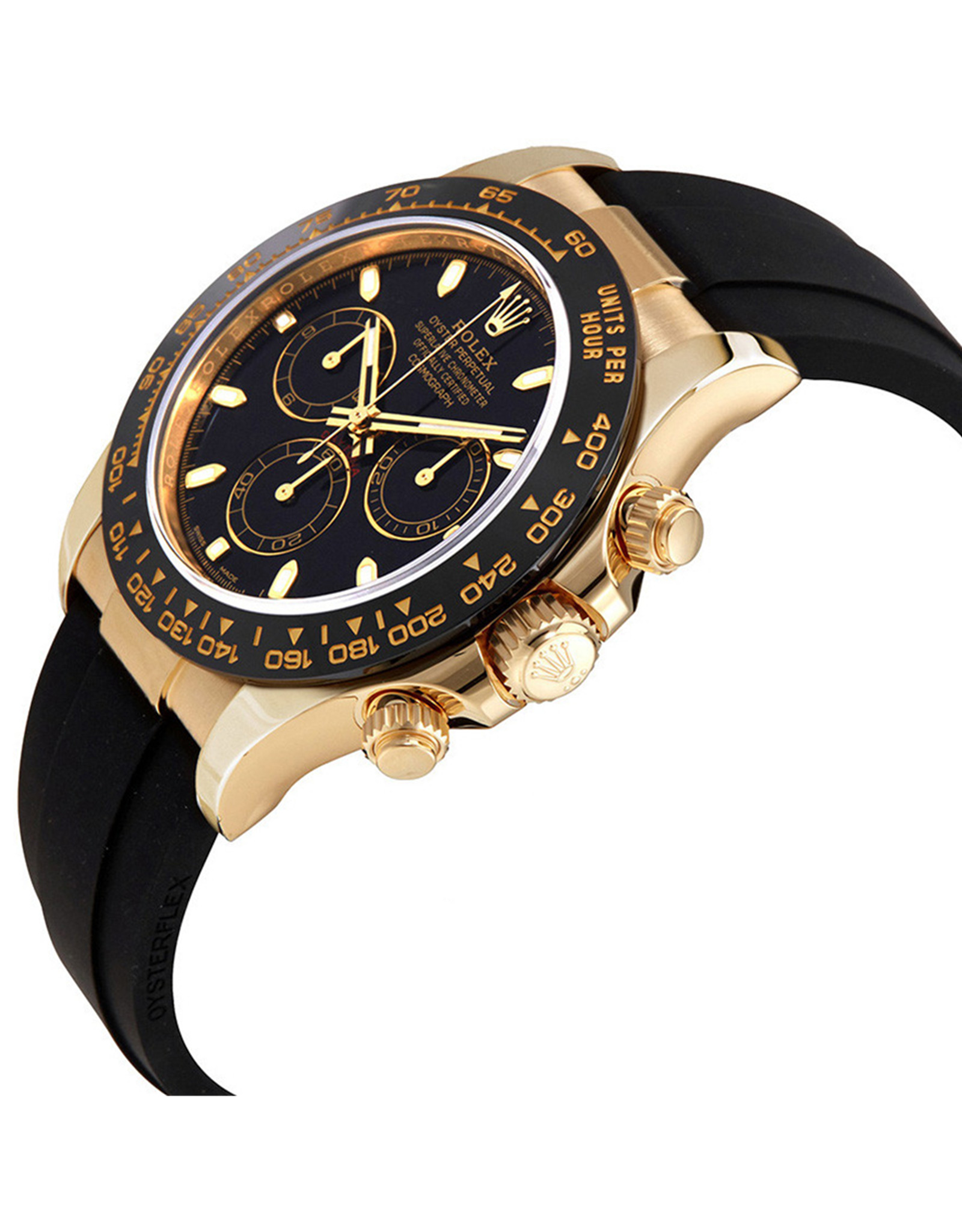 Rolex Daytona Automatic Black dial 18K Yellow Gold Men's Watch 116518LN 40MM
