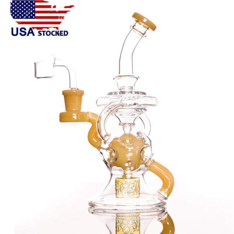 8 Inch 3 Fumed Dab Rig SOL EXO FTK F14.5mm