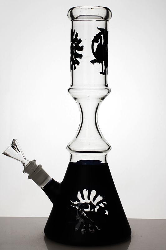 12 color coated glass water bongs