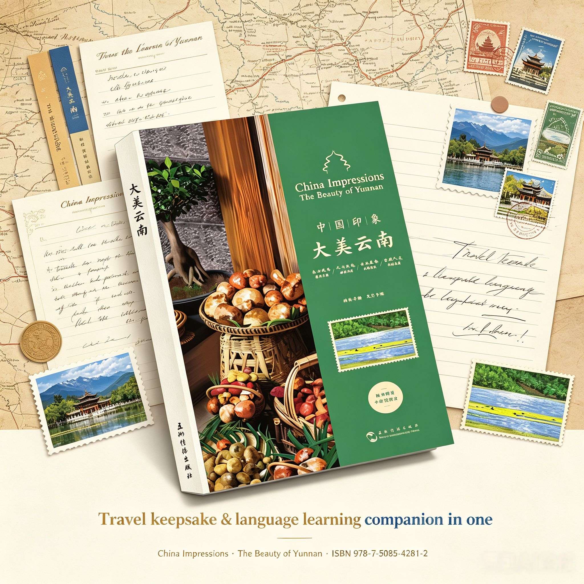 China Impressions: The Beauty of Yunnan (Bilingual Notebook / Hardcover)