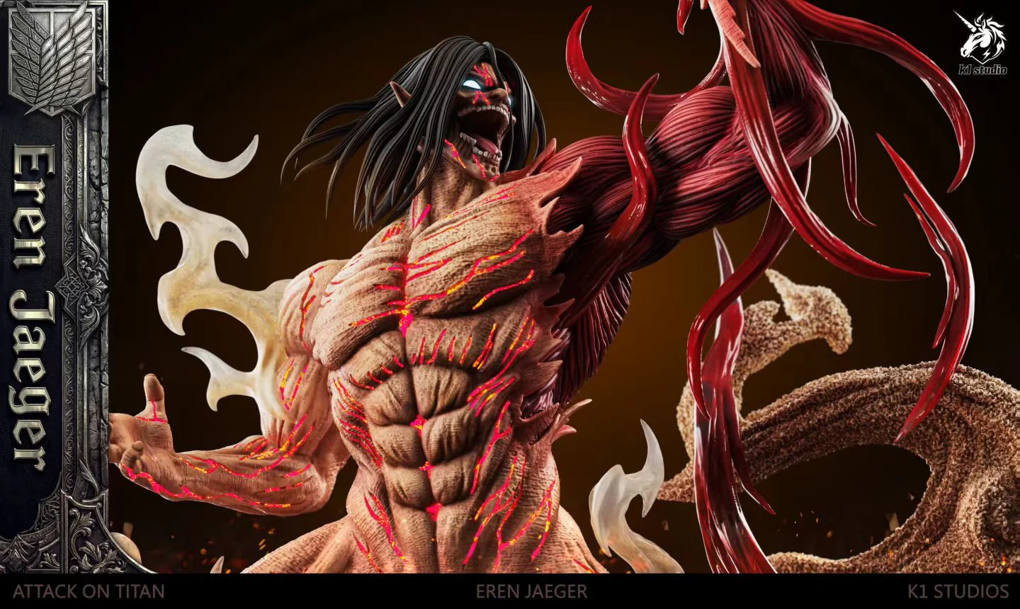 K1 Studio - Roaring Eren Jaeger | 咆哮 艾伦耶格尔