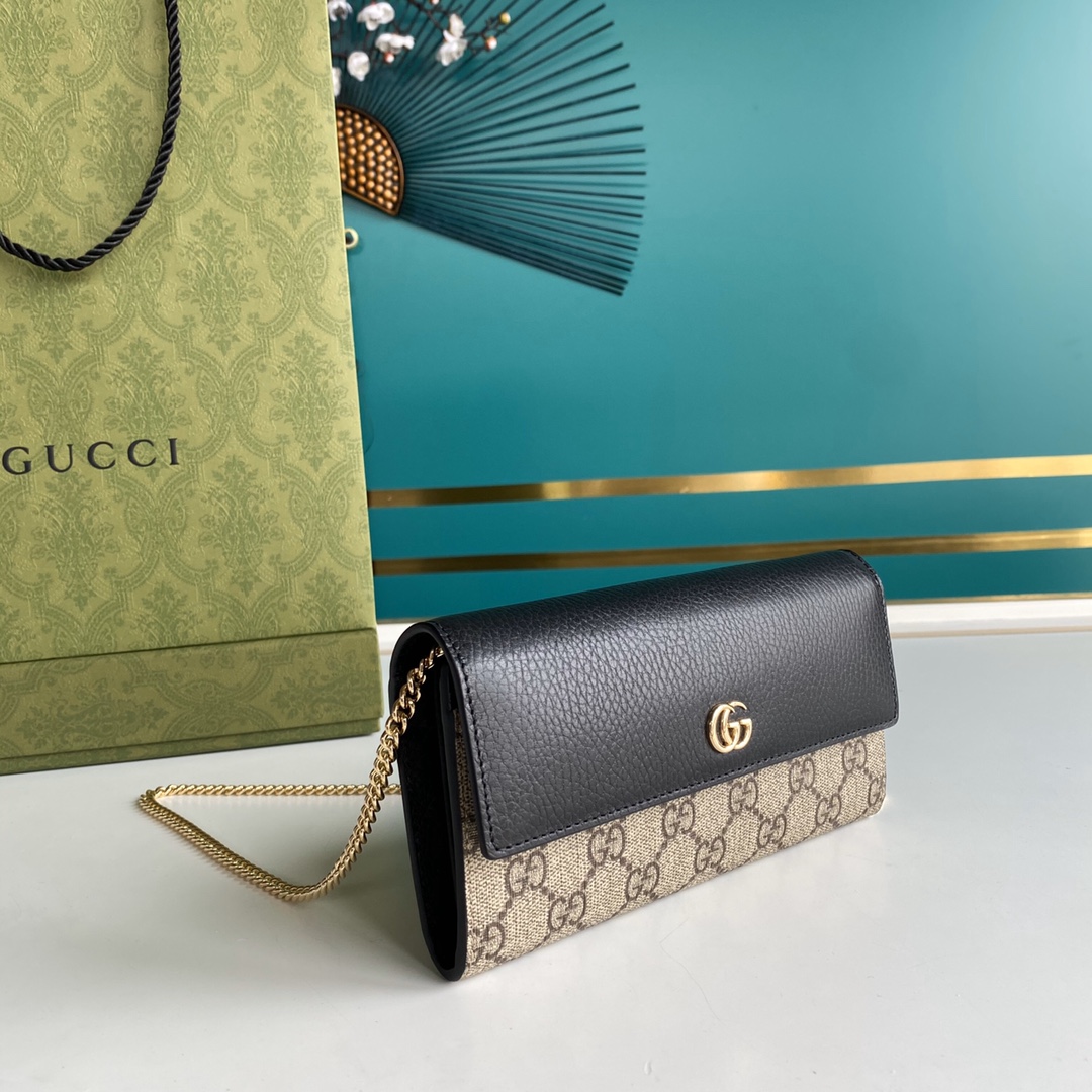 Gucci GG Marmont chain wallet 546585