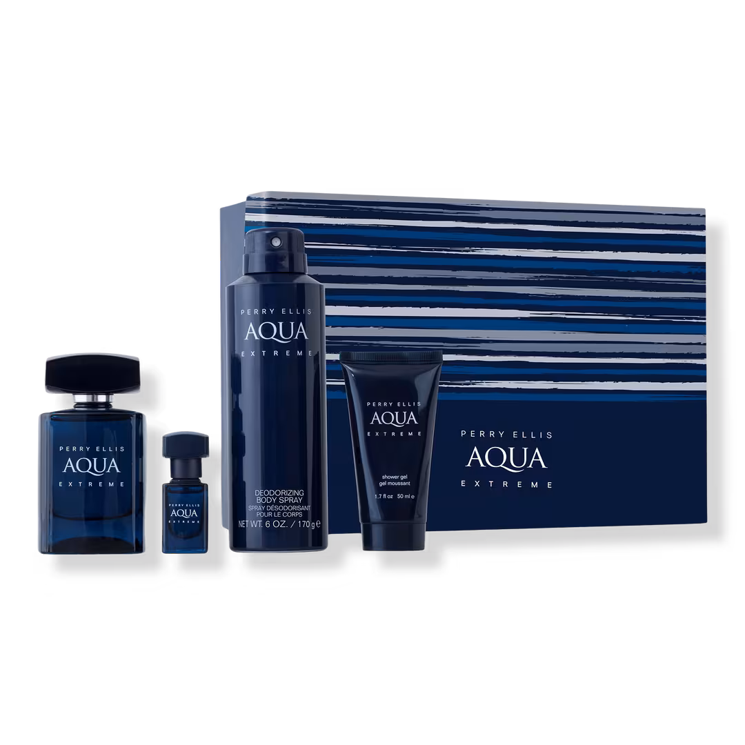 Perry Ellis  Aqua Extreme 4 Piece Gift Set