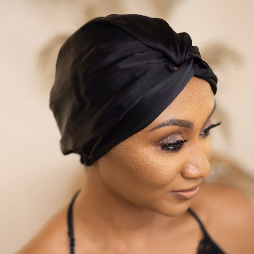 True + Pure Texture  Satin Turban for Natural Hair