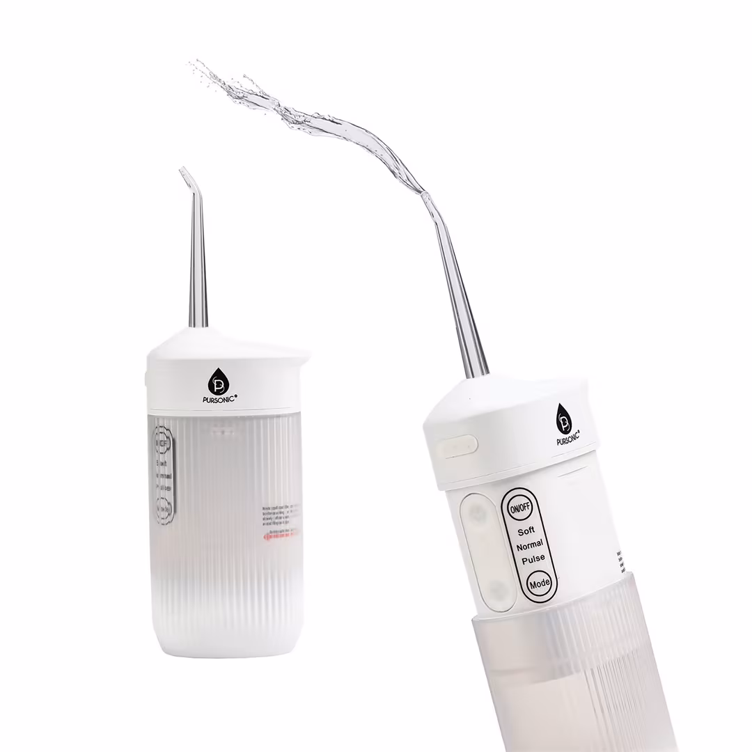 PURSONIC  Portable USB Rechargeable Collapsible Water Flosser
