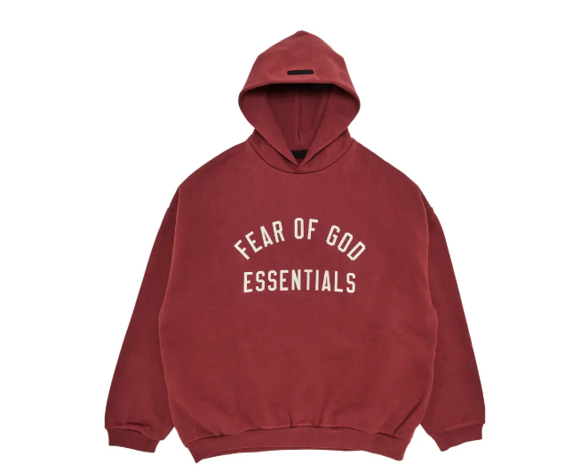 Hoodie Fleece Crimson/SS24