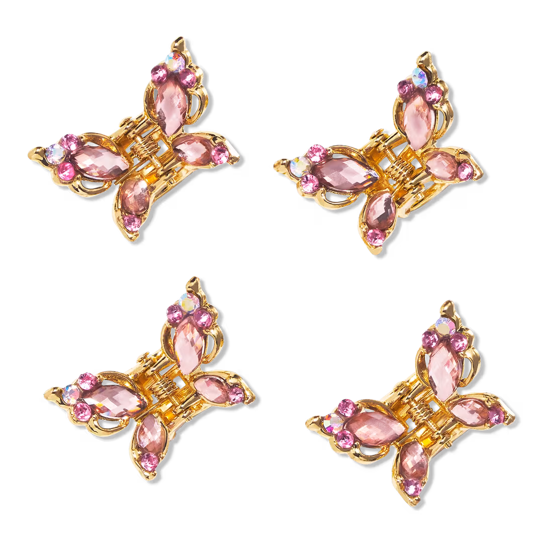 Conair Accessories  Mini Butterfly Claw Clip Set