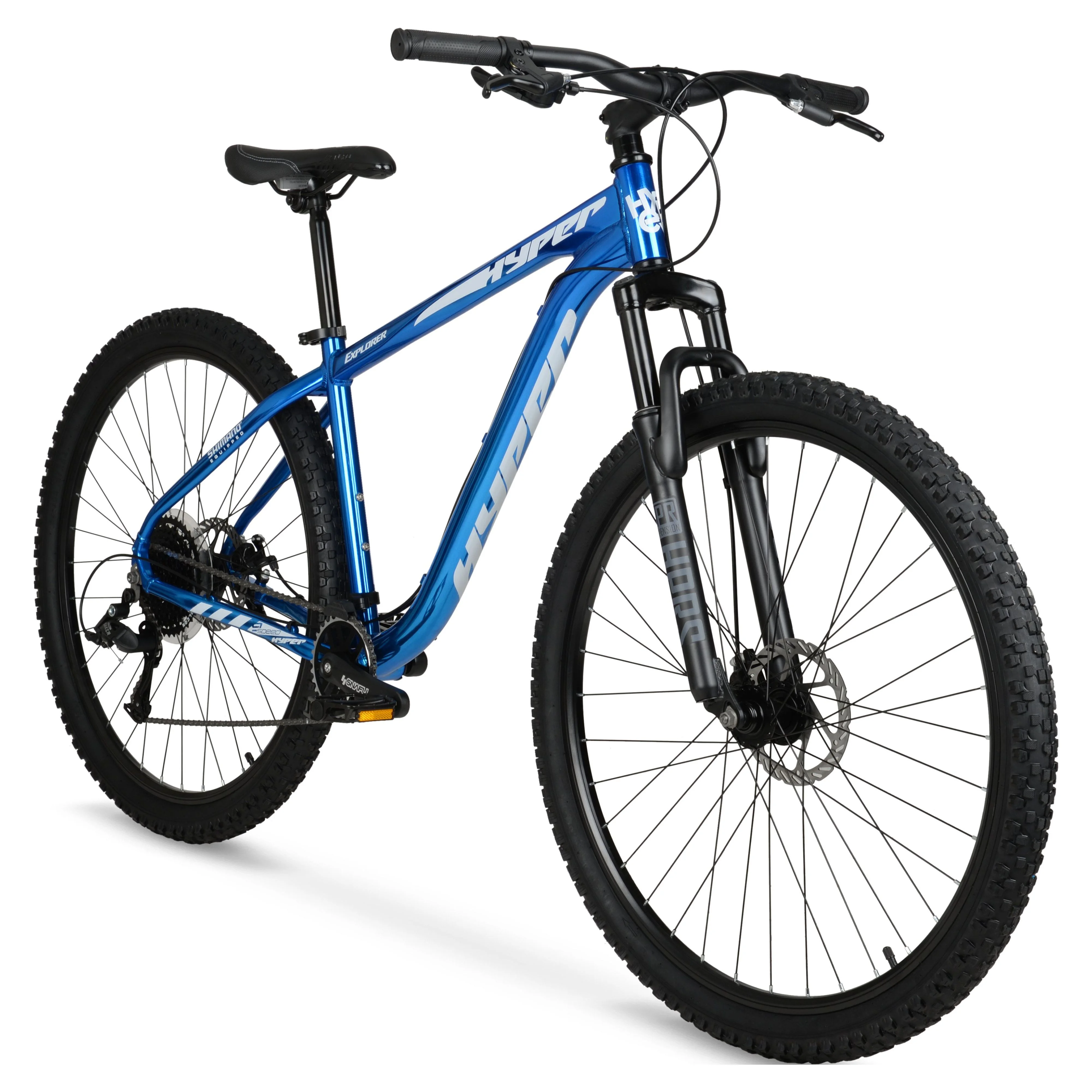 29" Hyper Bicycle Explorer Mountain Bike, 29" Wheels, Adults 14+ Years, Hard Tail, Blue
