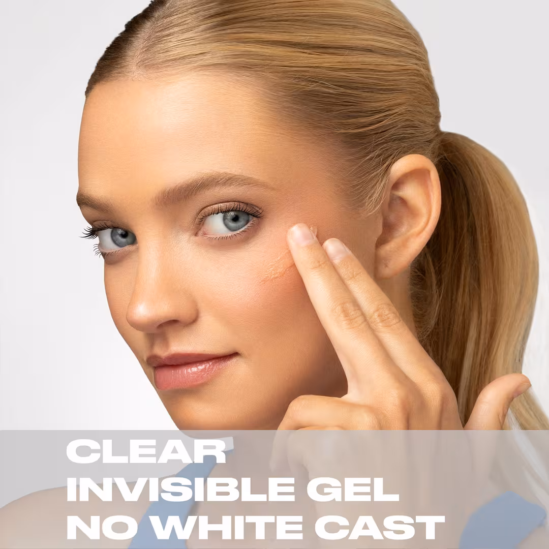 Athletic Cosmetic Company  Clear Power Sunscreen SPF 50 Invisible No White Cast Sweat & Water Resistant