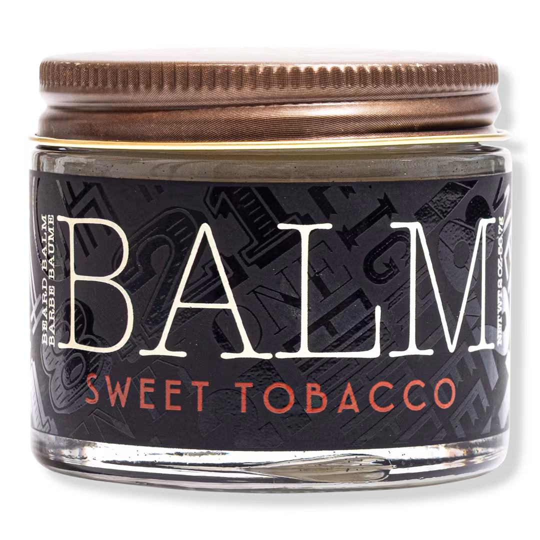 18.21 Man Made  Sweet Tobacco Low Hold, Soft Shine Beard Balm