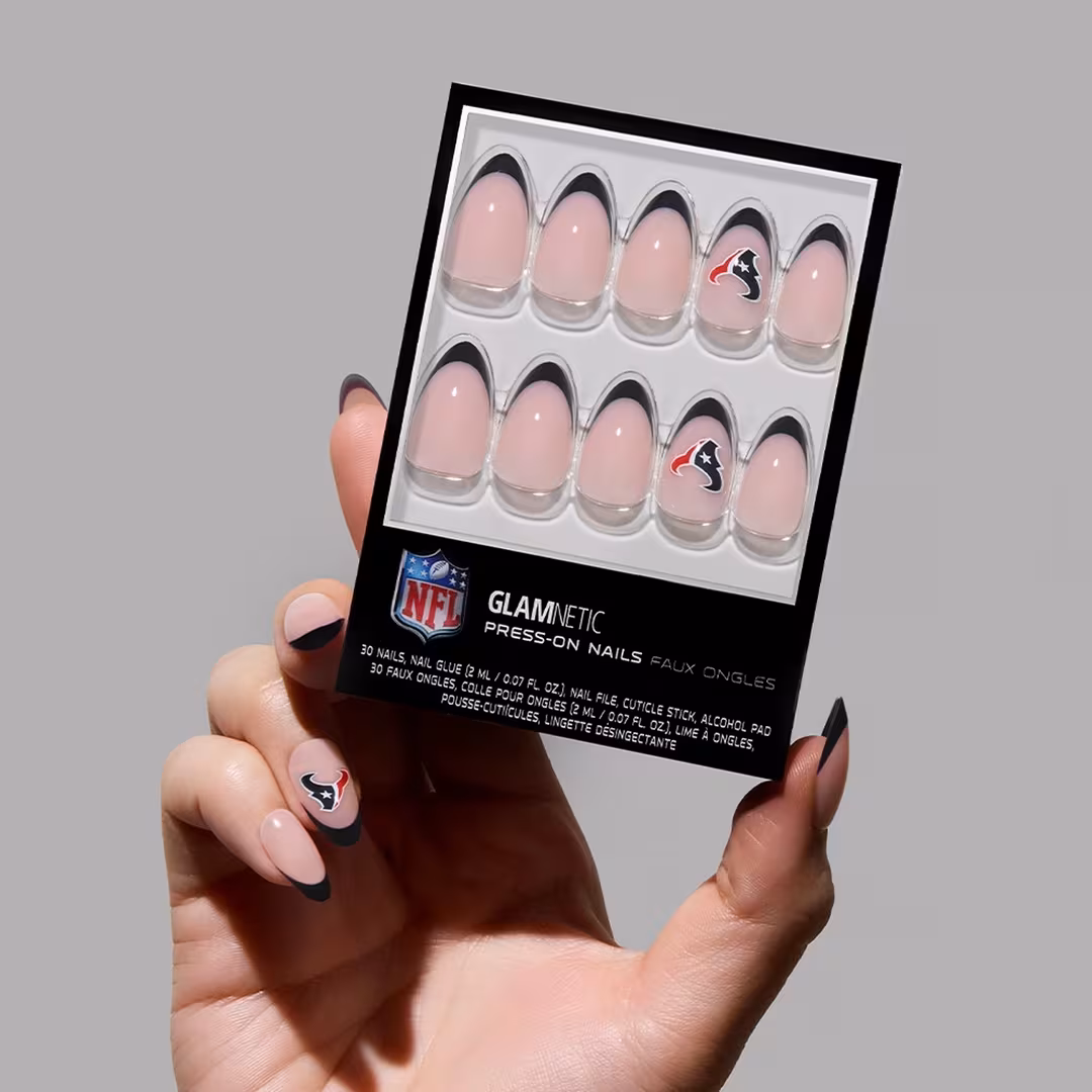 Glamnetic x Fanatics Nail  Houston Texans Press-On Nails