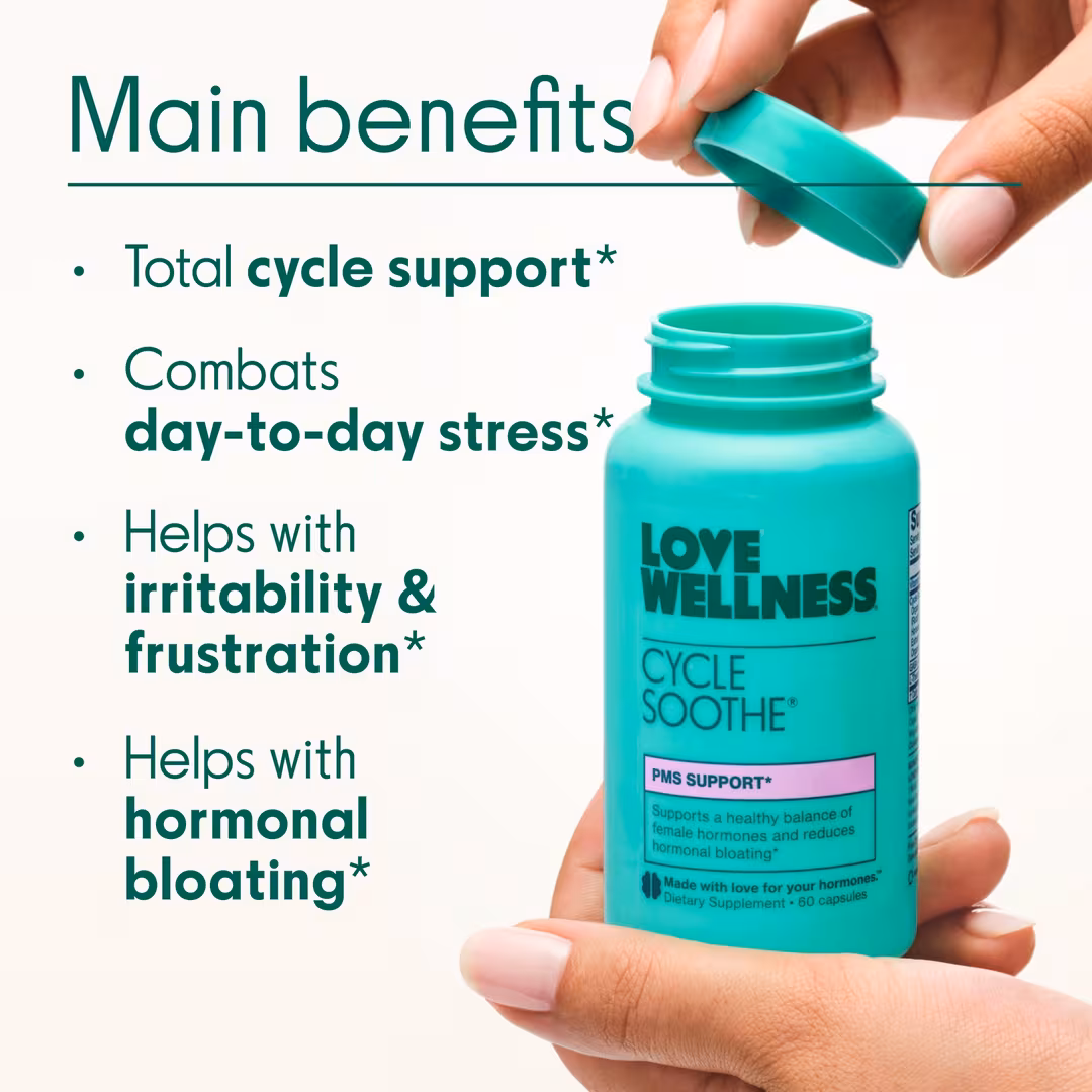 Love Wellness  Cycle Soothe: PMS Support