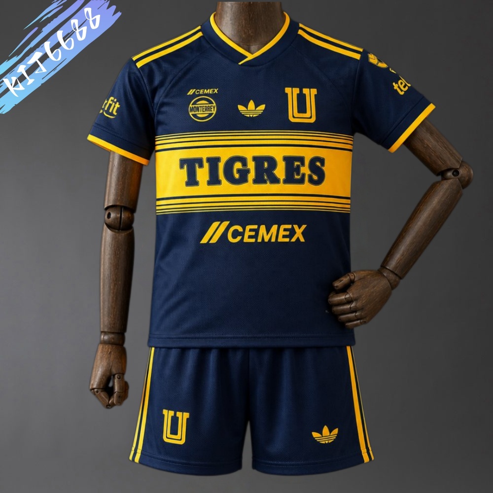 2026/2027 Tigres UANL Away Football Shirt（Kids Kit socks）