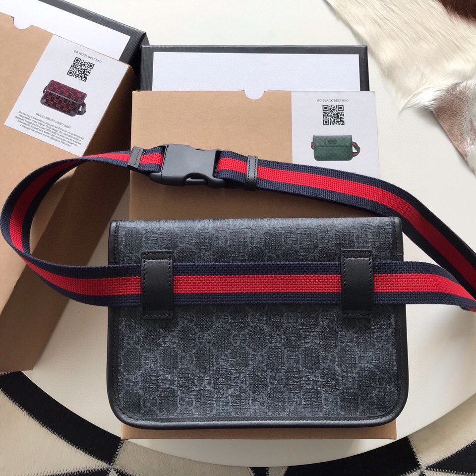 Gucci GG Black belt bag 598113