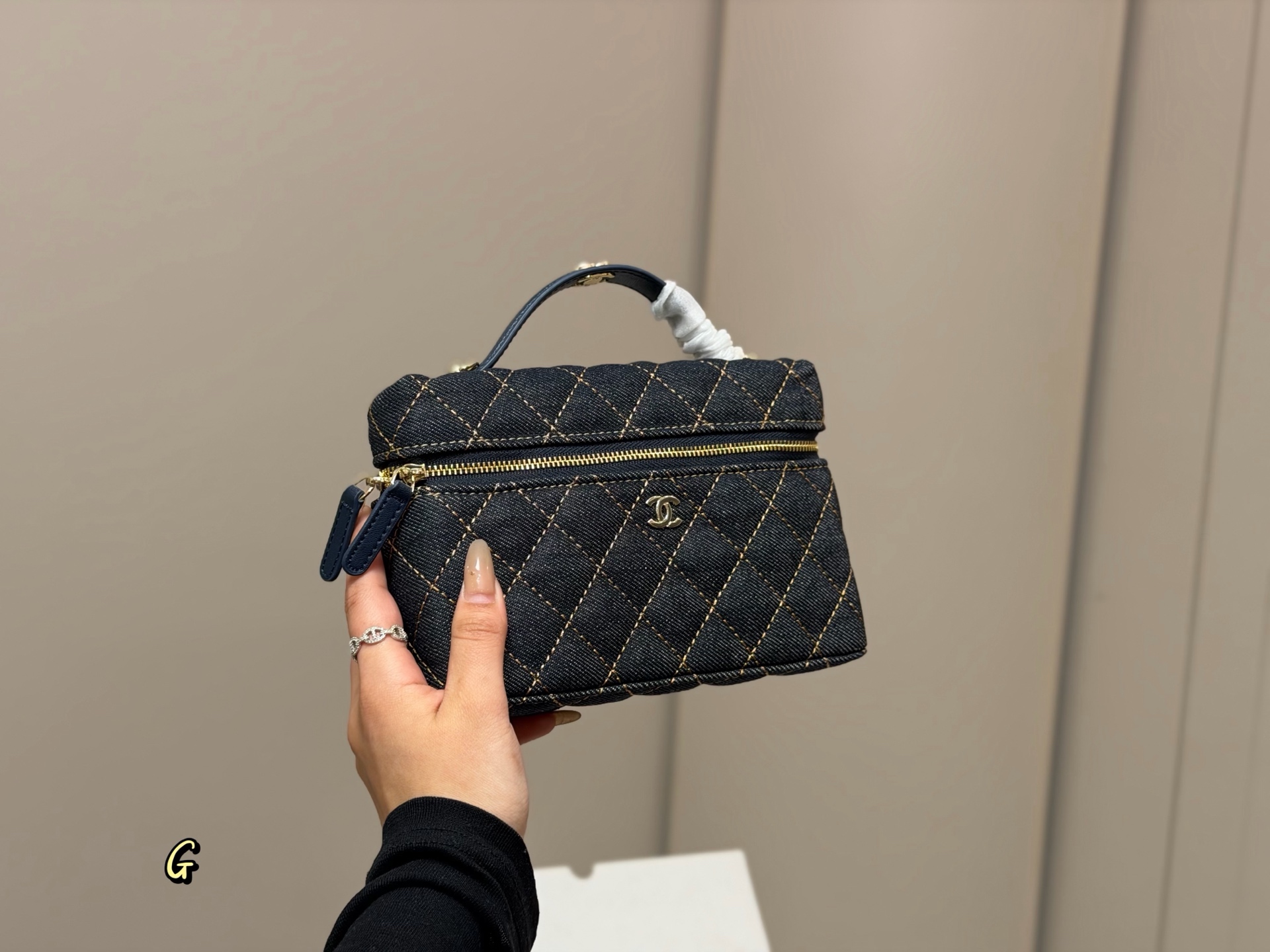 Chanel Classic Vanity With Chain Bag