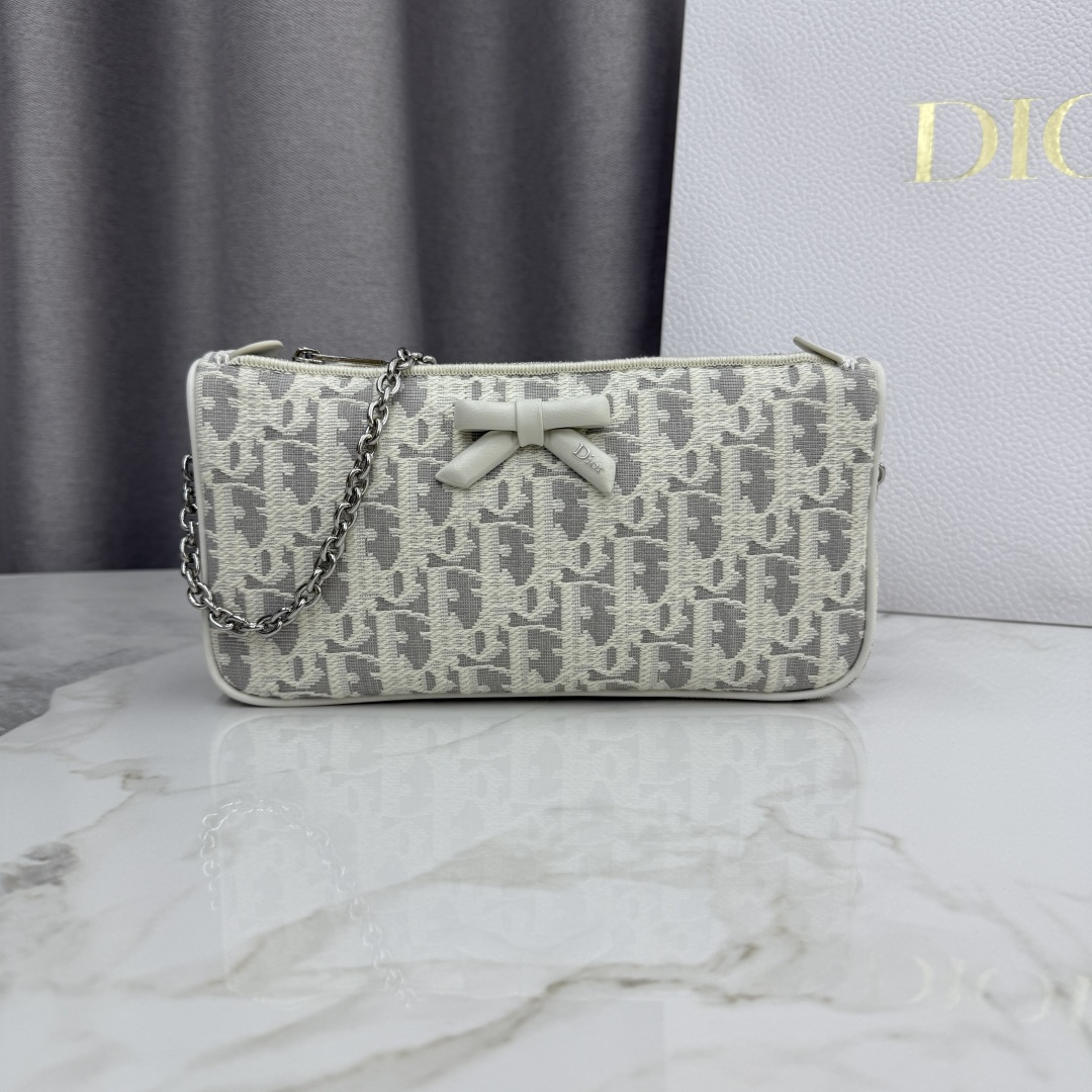 Dior Oblique Bow Chain Handbag