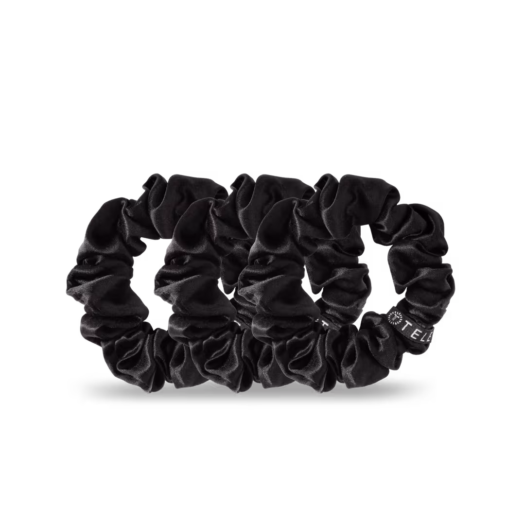 TELETIES  Small Silk Scrunchies