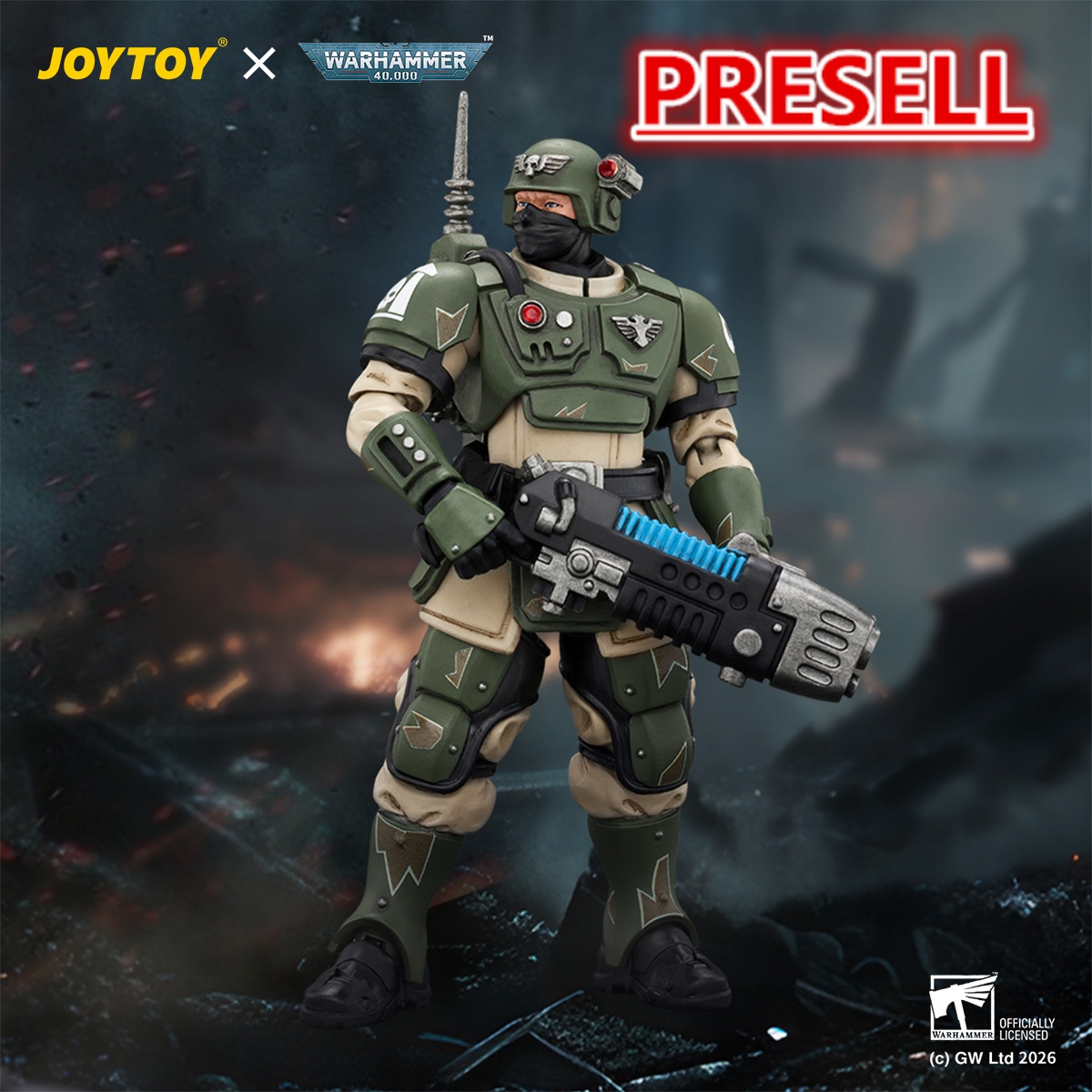 JOYTOY Warhammer 40,000 Astra Militarum Kasrkin - JOYTOY WORLD