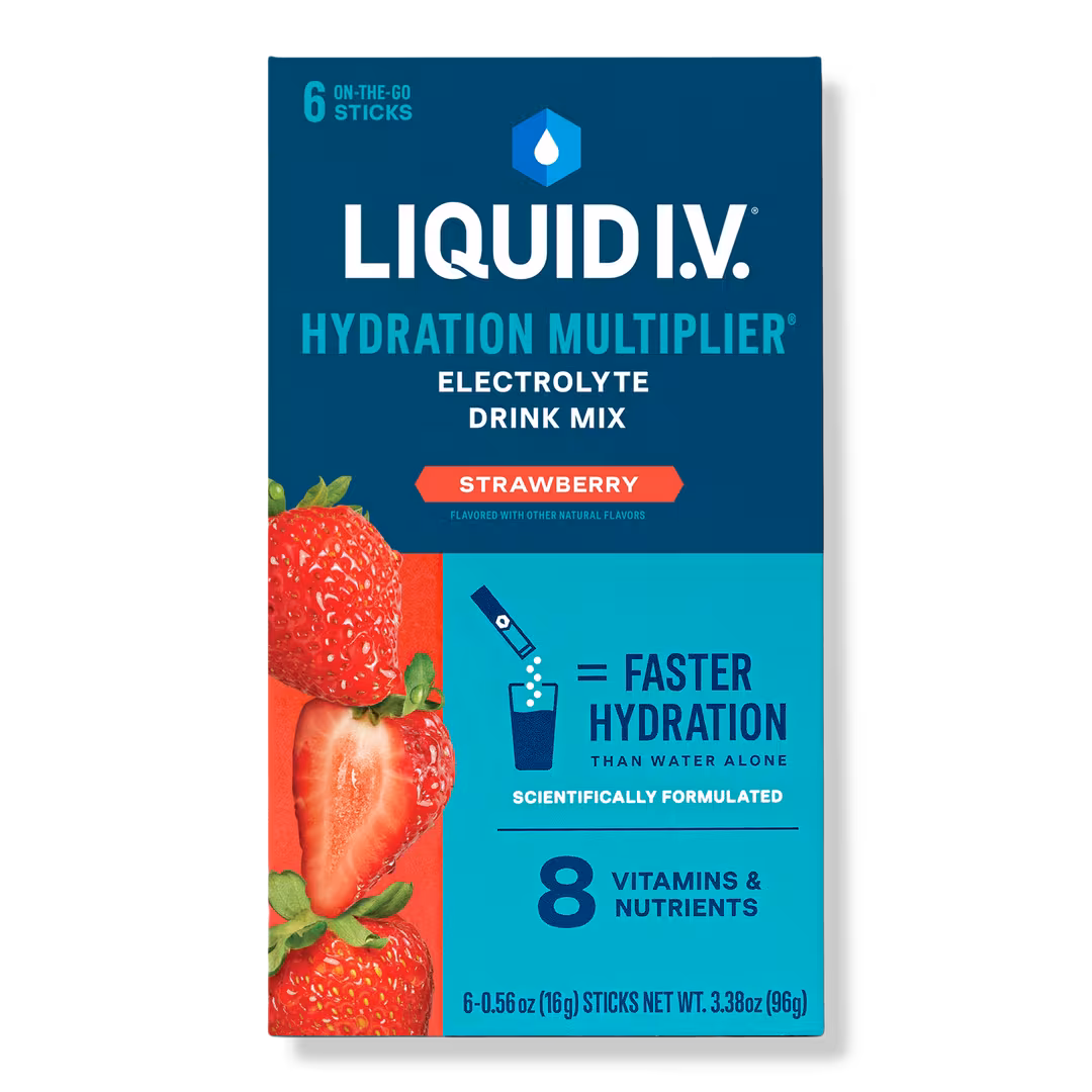LIQUID I.V.  Hydration Multiplier Electrolyte Drink Mix Strawberry