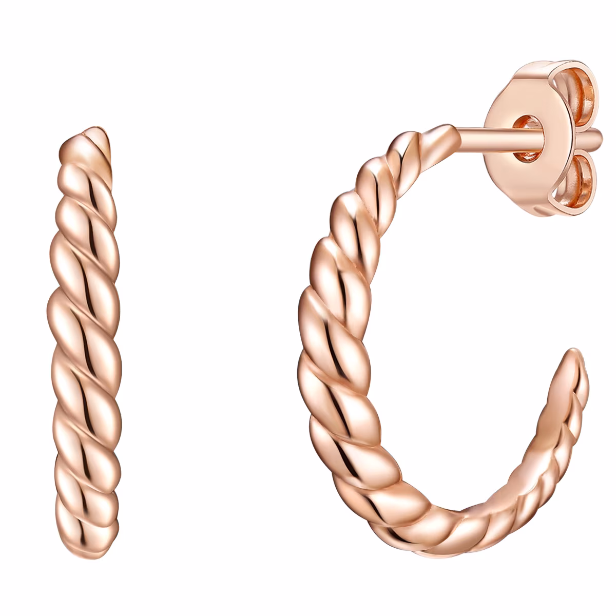 Creolen Sterling Silber in Roségold