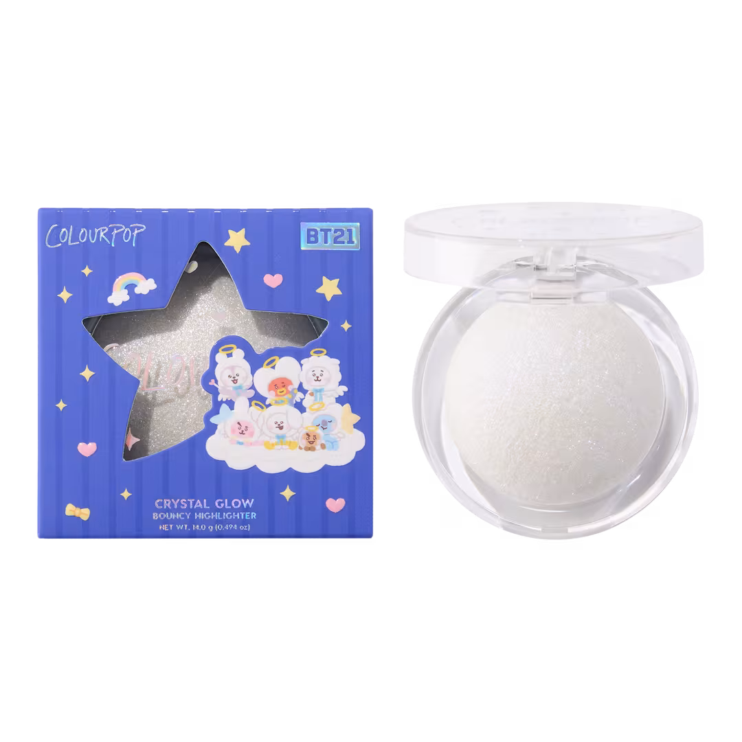 ColourPop  ColourPop X BT21 Crystal Glow Bouncy Highlighter Sparkling Angel