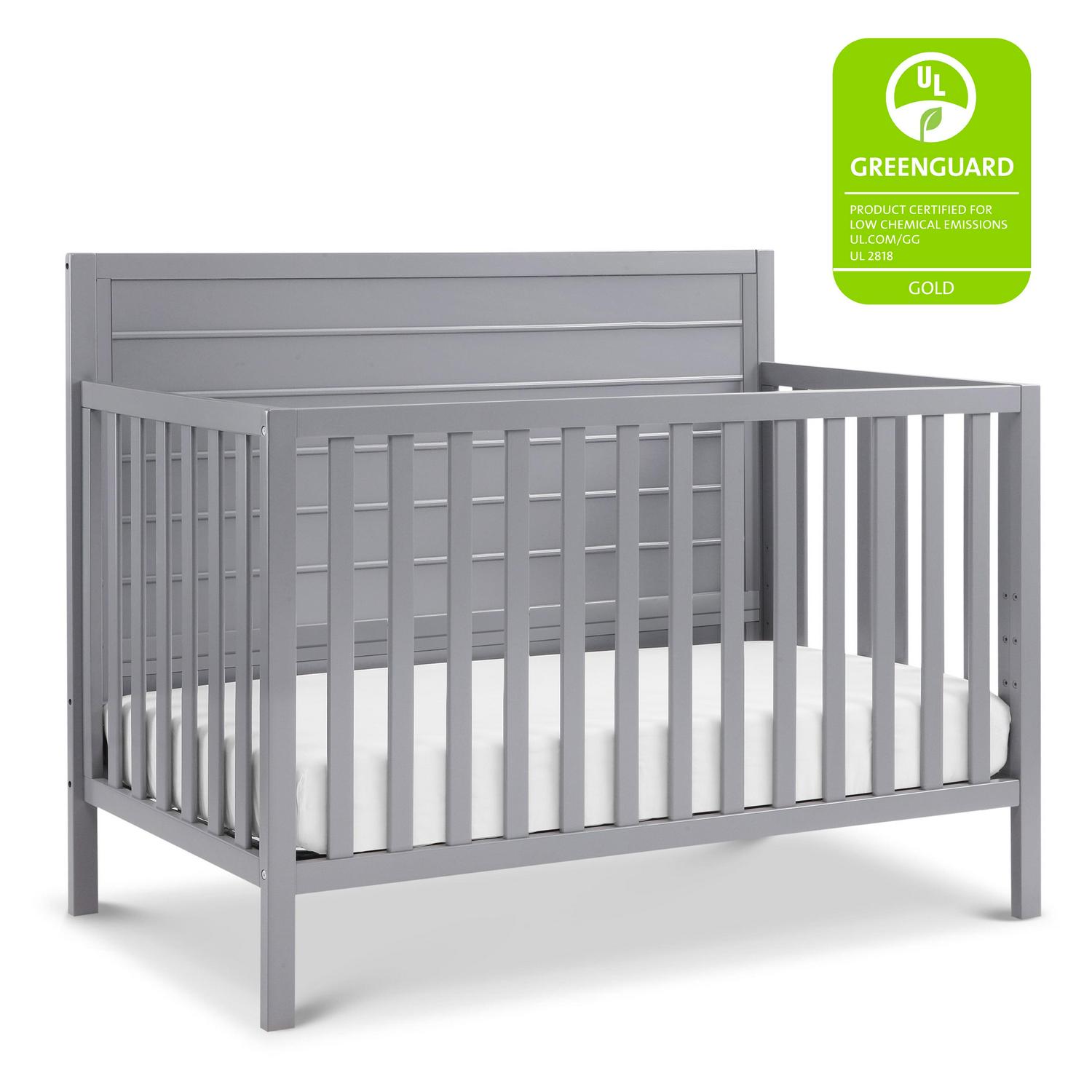 Carter-s By DaVinci Morgan 4-in-1 Pine Wood Convertible Crib in Gray