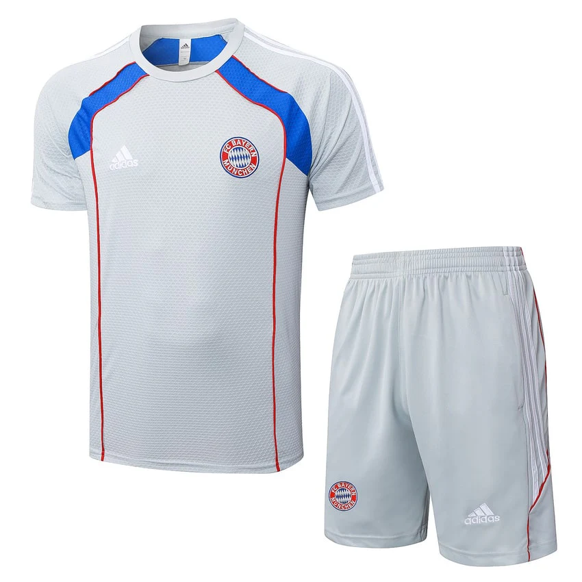 Bayern Munich Jersey Shorts Set Men 2025 2026 Grey