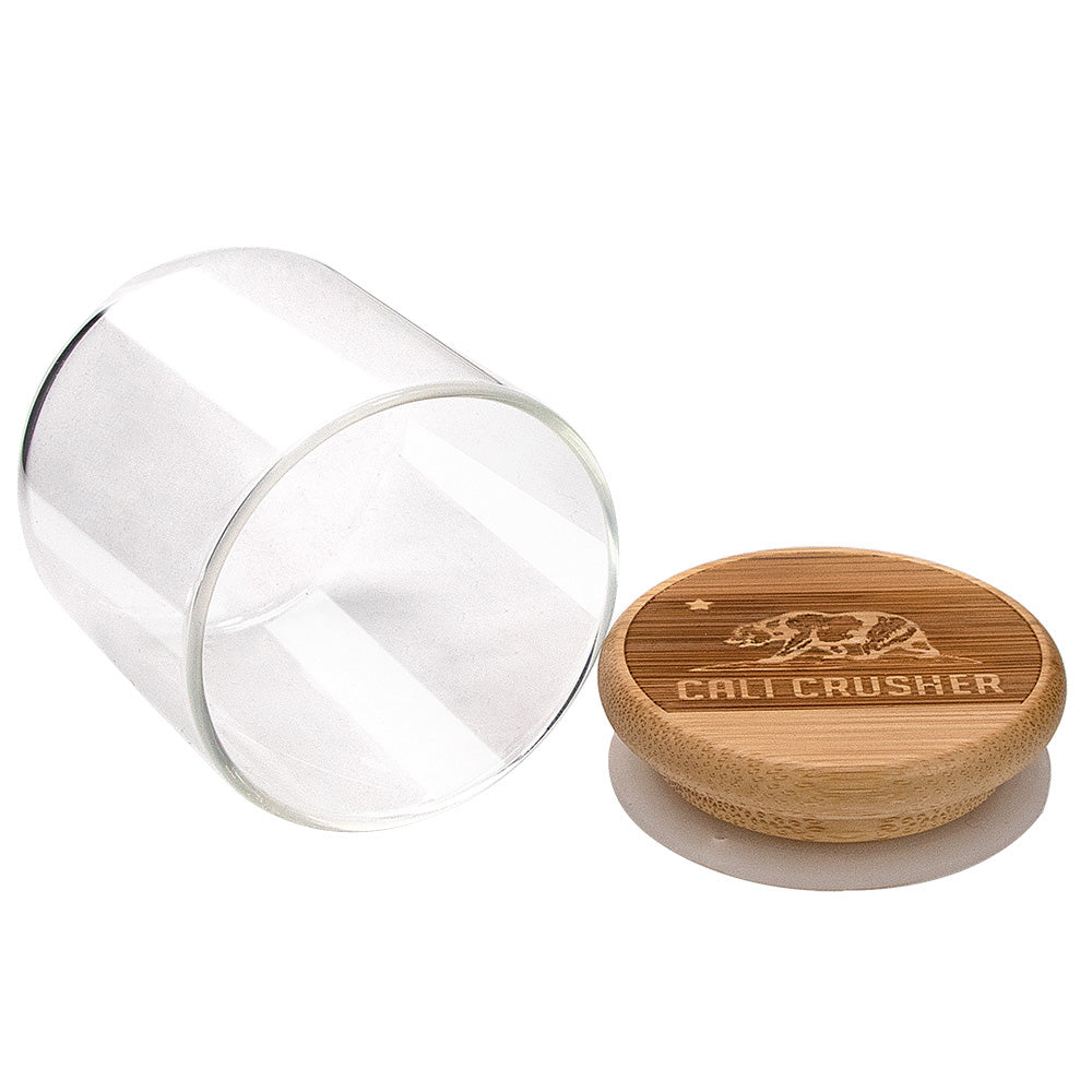 Bamboo Lid Marijuana Stash Jar