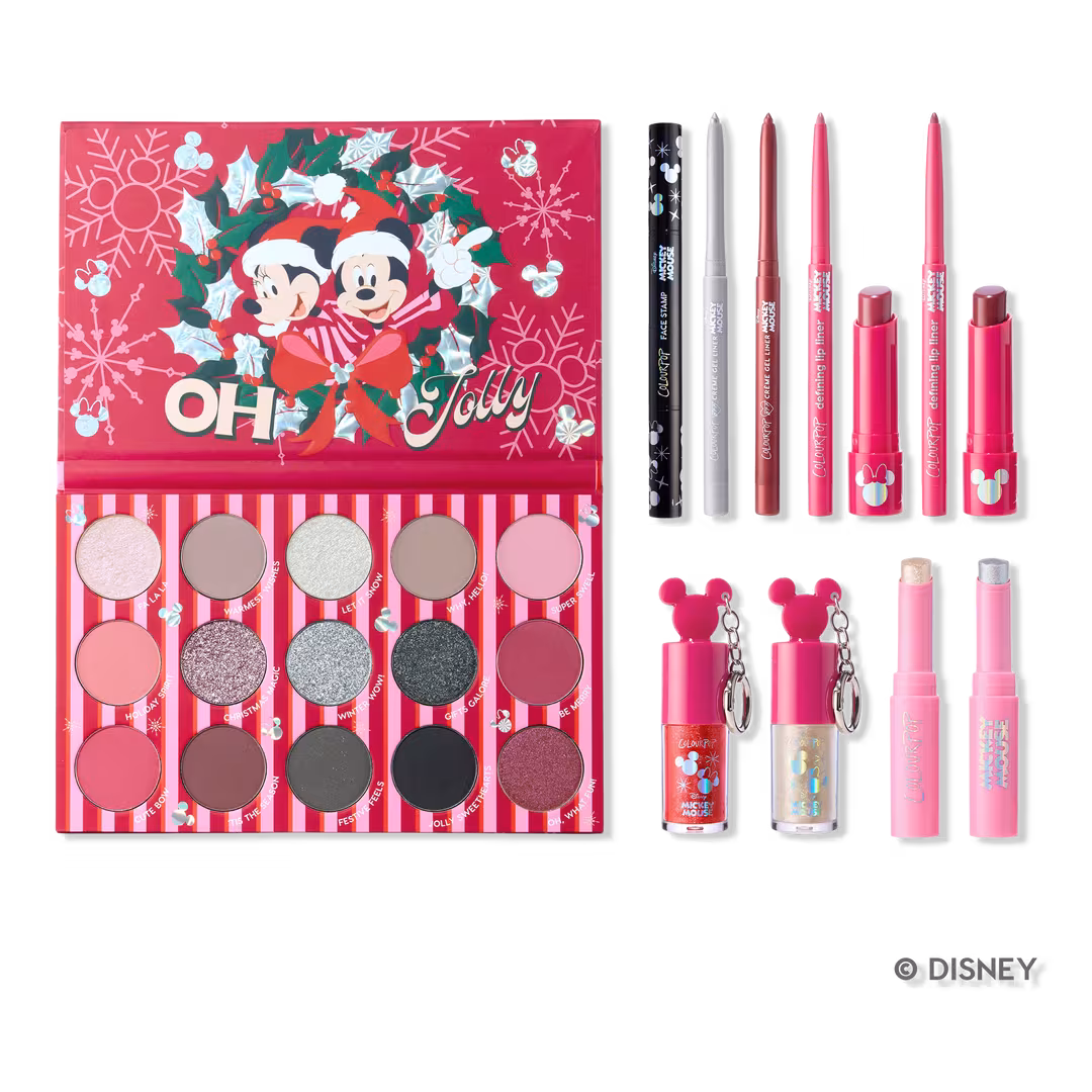 ColourPop  ColourPop X Disney’s A Very Mickey Christmas Holly Jolly Haul
