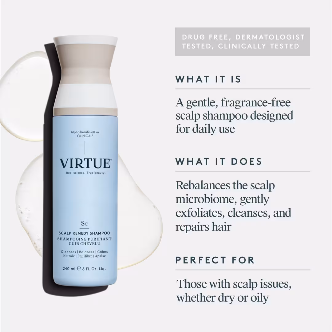 Virtue  Scalp Remedy Shampoo for Scalp & Hair Health