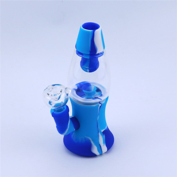 7 Camouflage Fountain Silicone Dab Rig