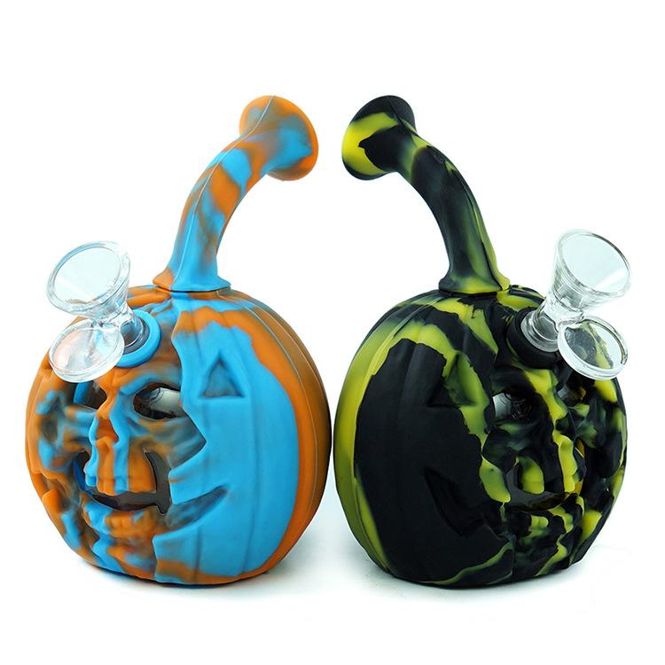 Pumpkin Bottle Silicone Dab Rig