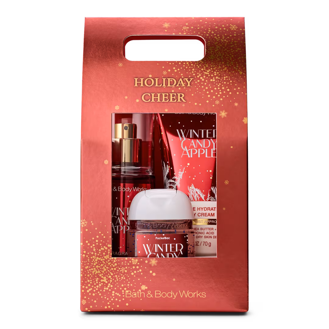 Bath & Body Works  Winter Candy Apple Travel Size Gift Set