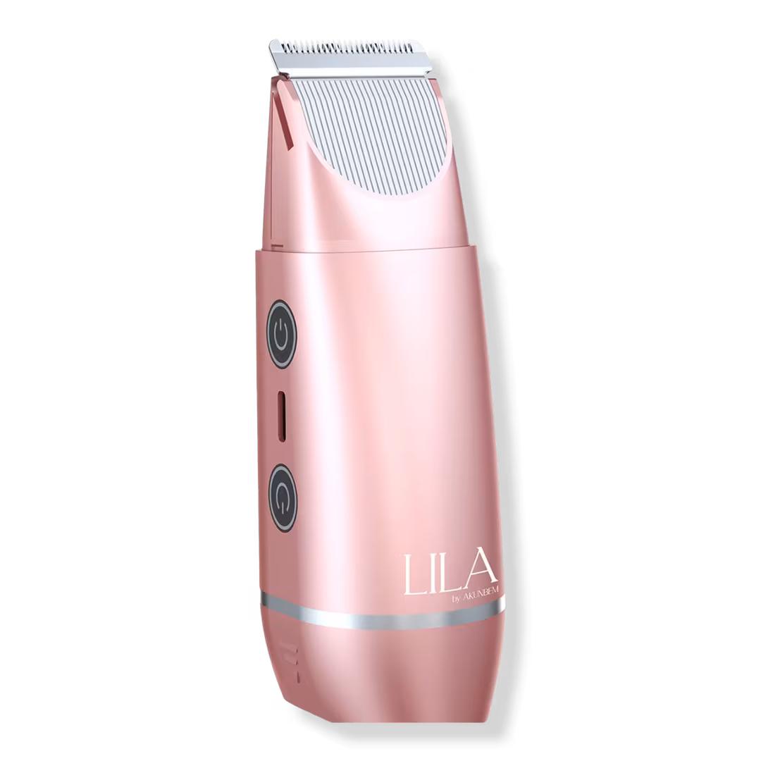 LILA by Akunbem  2-in-1 USB Rechargeable Women's Bikini Trimmer and Facial Shaver