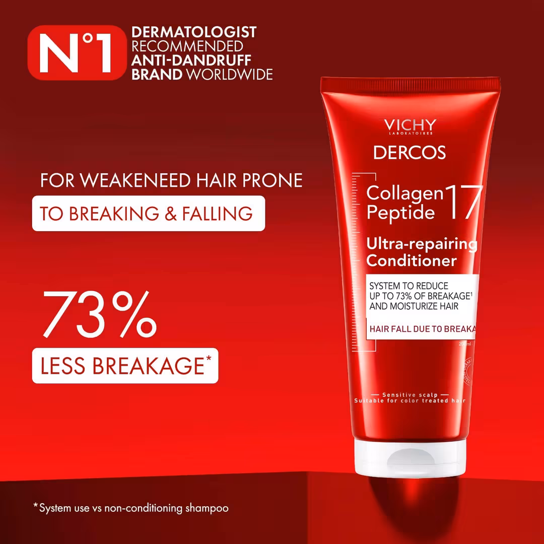 Vichy  Dercos Collagen Peptide 17 Ultra Repairing Conditioner