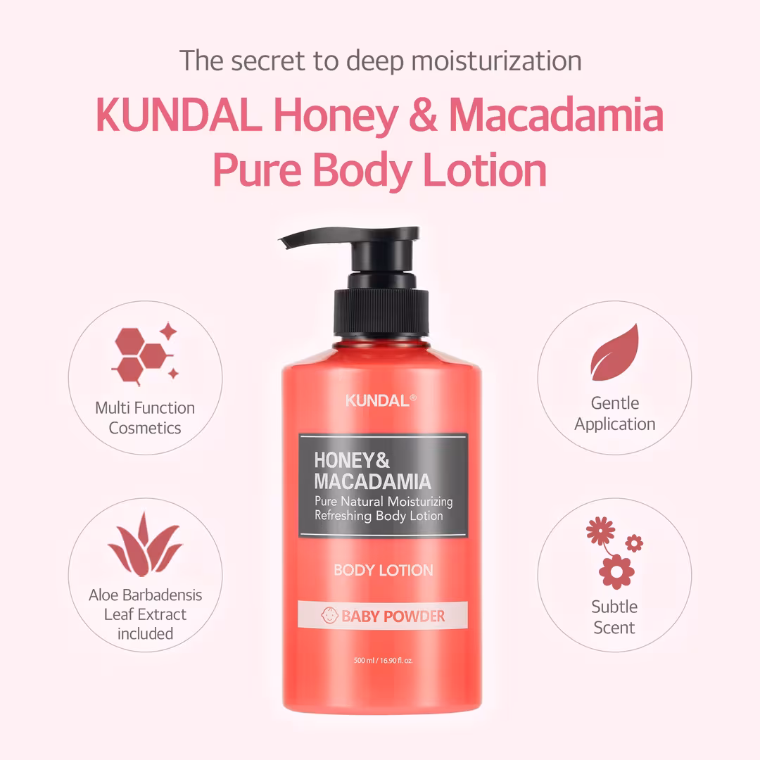 KUNDAL  Honey & Macadamia Pure Body Lotion