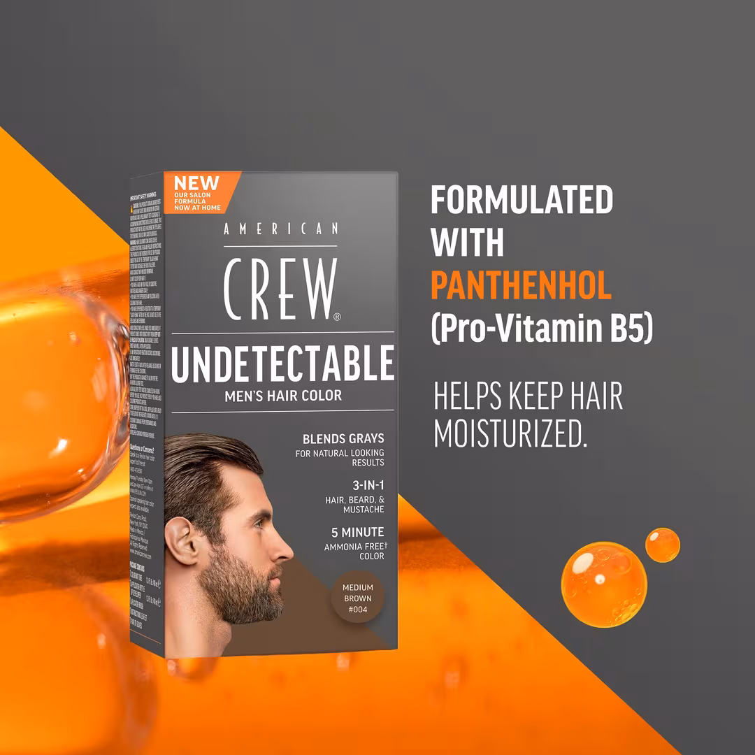 American Crew  Undetectable Men's Hair Color Demi-Permanent Hair Dye