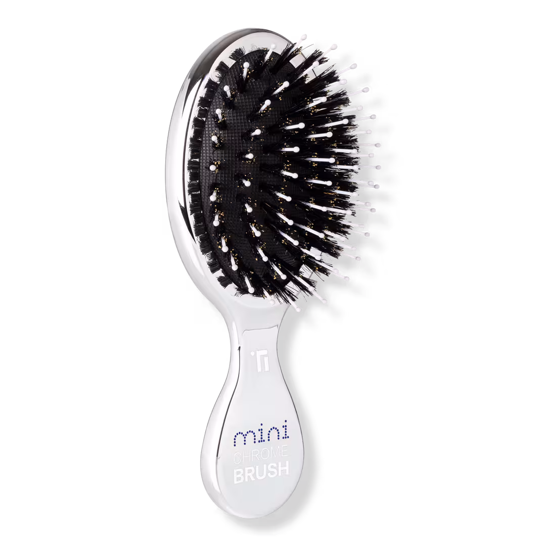 Tiri Pro  Mini Chrome Boar Bristle Hair Brush