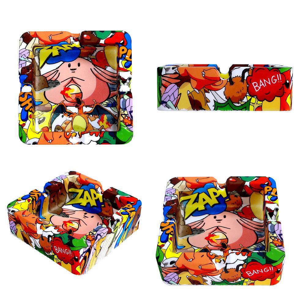Creative Painting Silicone Ashtray