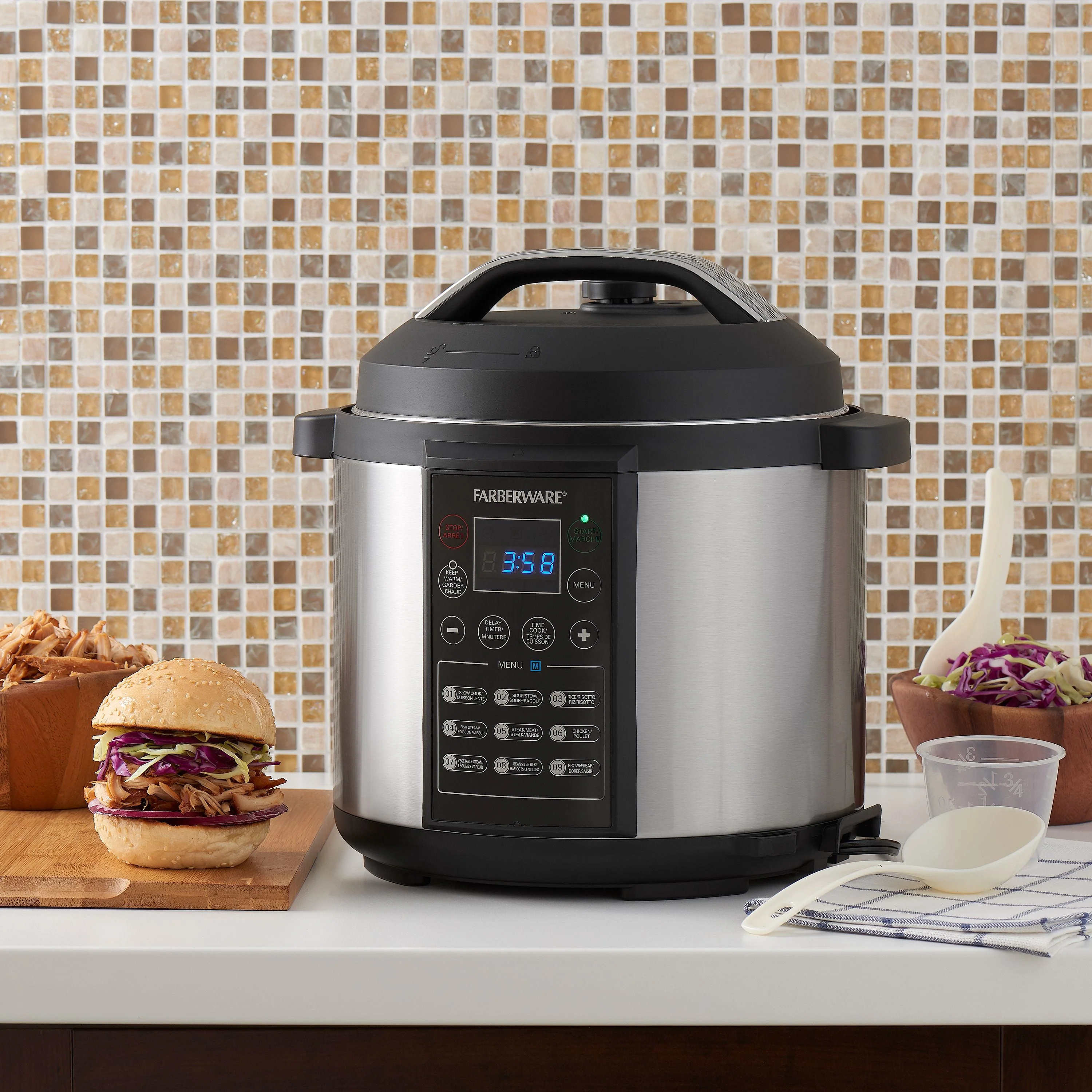 Farberware Programmable Digital Pressure Cooker, 6 Quart