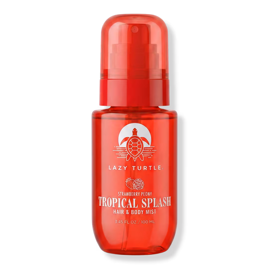 Lazy Turtle Beauty  Strawberry Peony Tropical Splash Hair and Body Mist